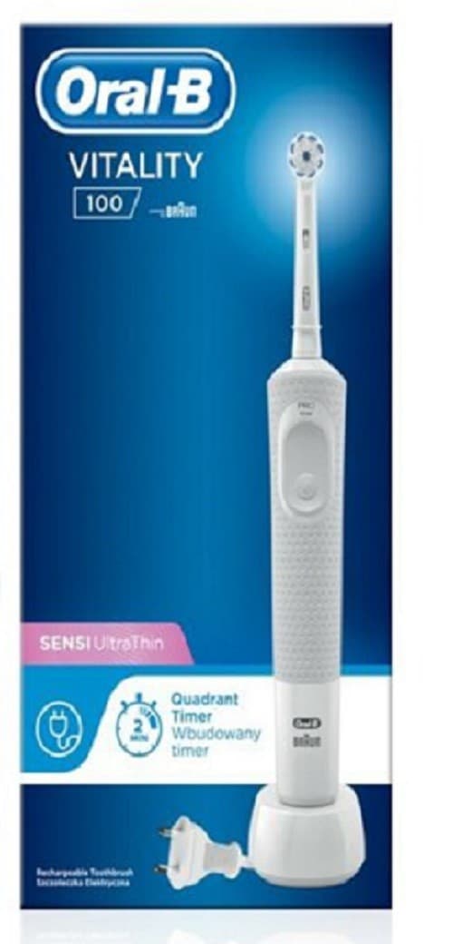 Oral-B Brosse a Dents Electrique Sensitive Vitality D100 Rechargeable