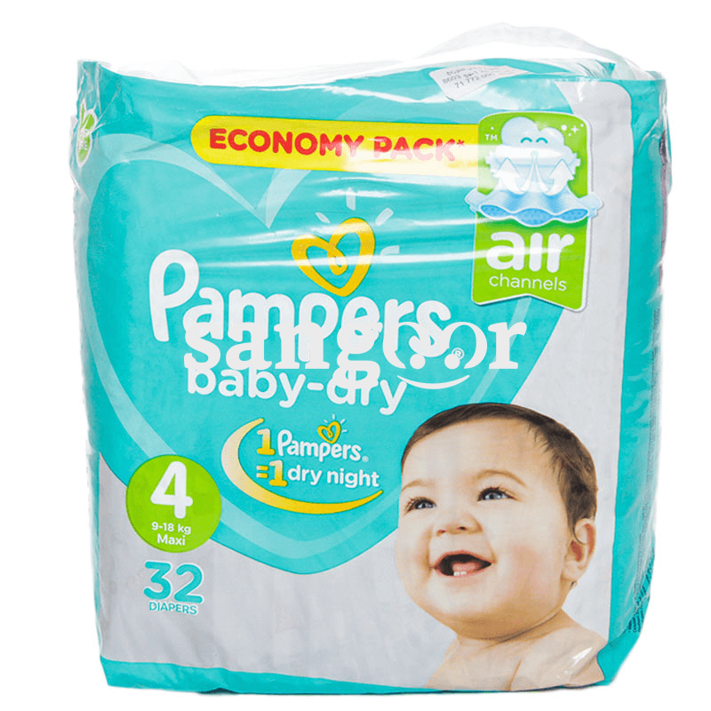 Pampers Couche T4 9-18KG BT 32
