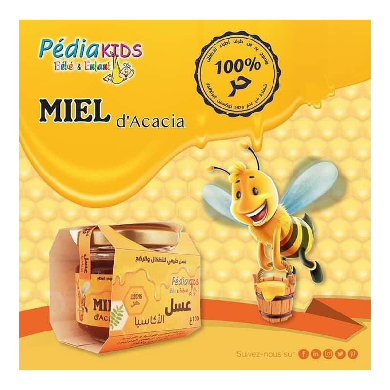 Vital Pediakids Pot de Miel D'acacia 100GR