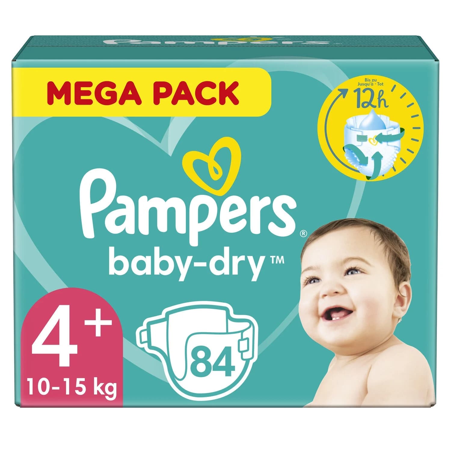 Pampers Couche T4 Large 10-15KG BT 40
