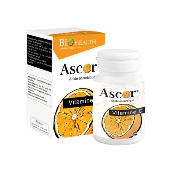 Biohealth Ascor Vitamine C 30 Gelules