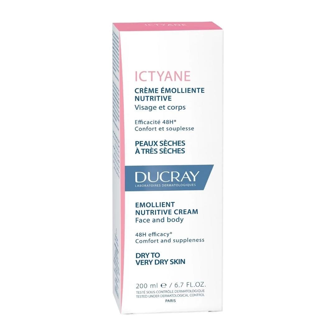 Ducray Ictyane Creme Emolliente Nutritive Visage et Corps 200ML