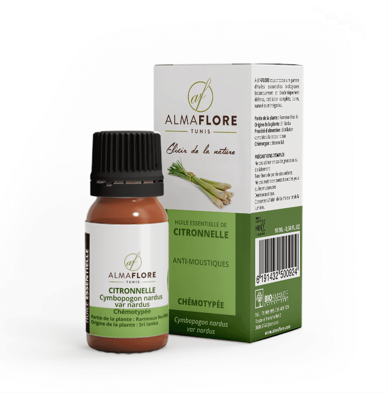 Almaflore Huile Essentielle de Citronnelle 10ML