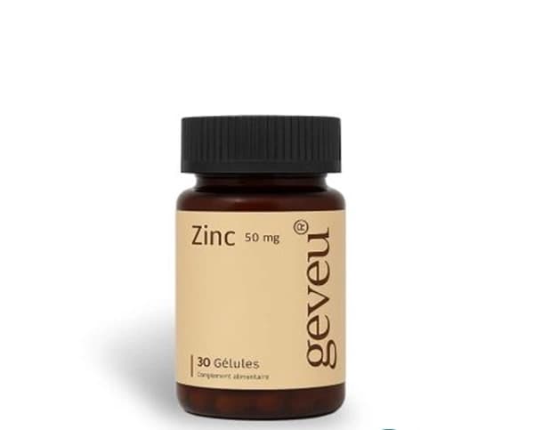 Geveu Zinc 50MG BT 30 Gelules