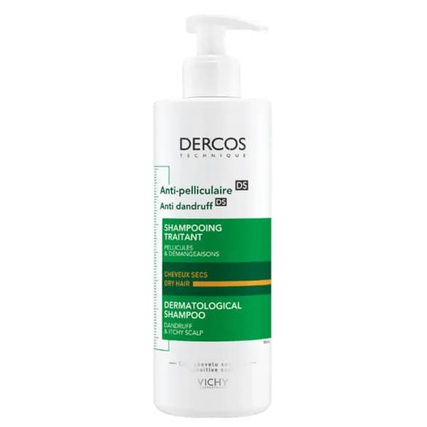 Vichy Dercos Shampoing Anti Pelliculaire Cheveux Secs 390ML