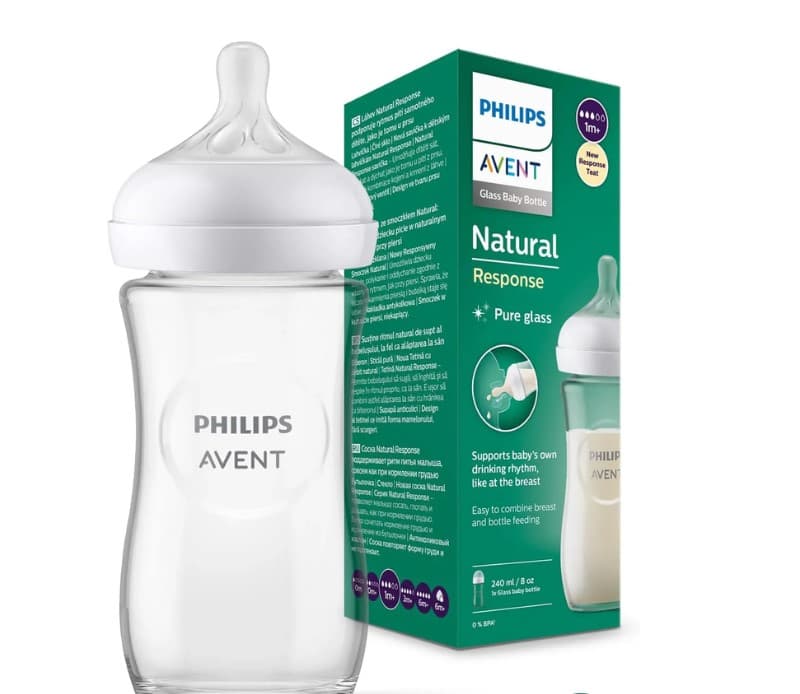 Avent Biberon Natural Response en Verre 240ML SCY933/01