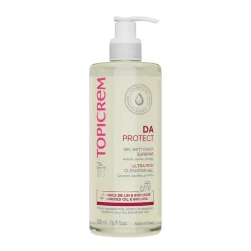 Topicrem DA Protect Gel Nettoyant Nettoyant Surgras 500ML