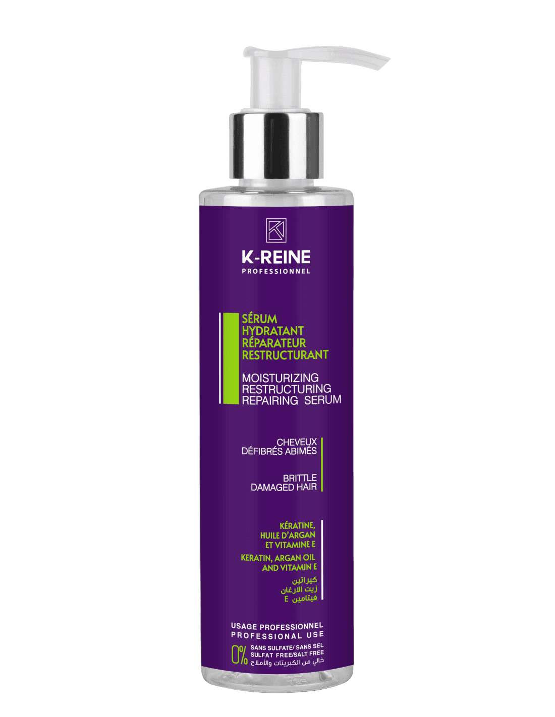 K Reine Serum Hydratant Cheveux Defibres et Abimes 100ML