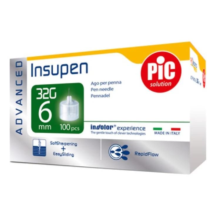 PIC Insupen Aiguilles 6MM 32G B/100