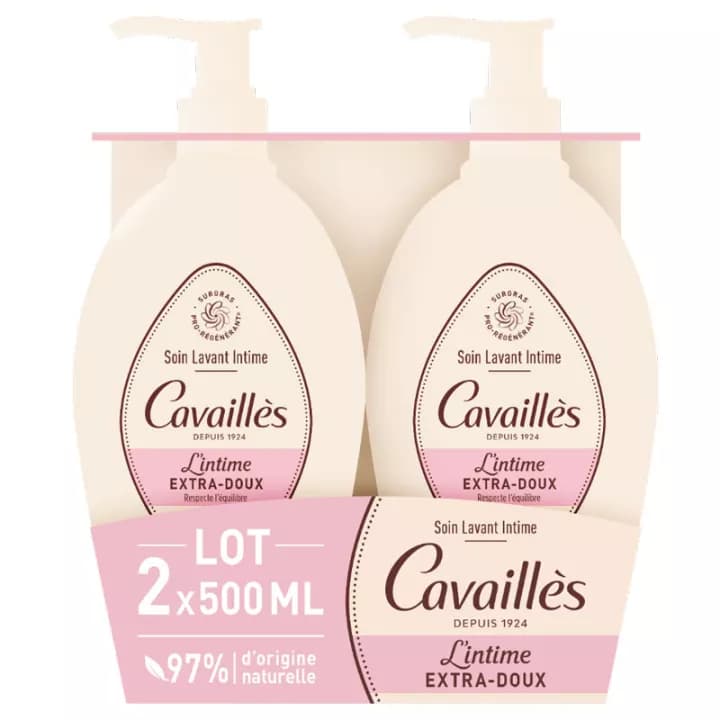 Roge Cavailles Soin Lavant Intime Extra Doux Lot de 2 250ML