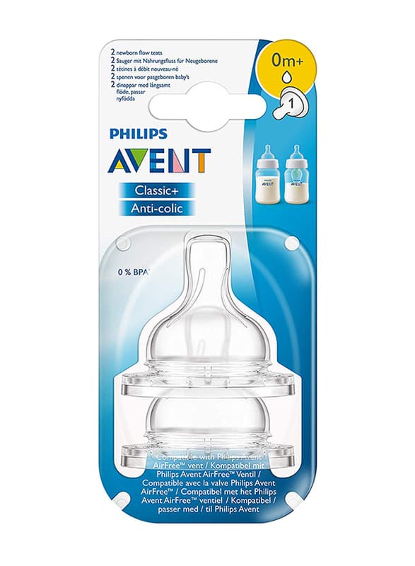 Avent Tetine Anti Colique 1M+ Lot de 2 SCF631/27