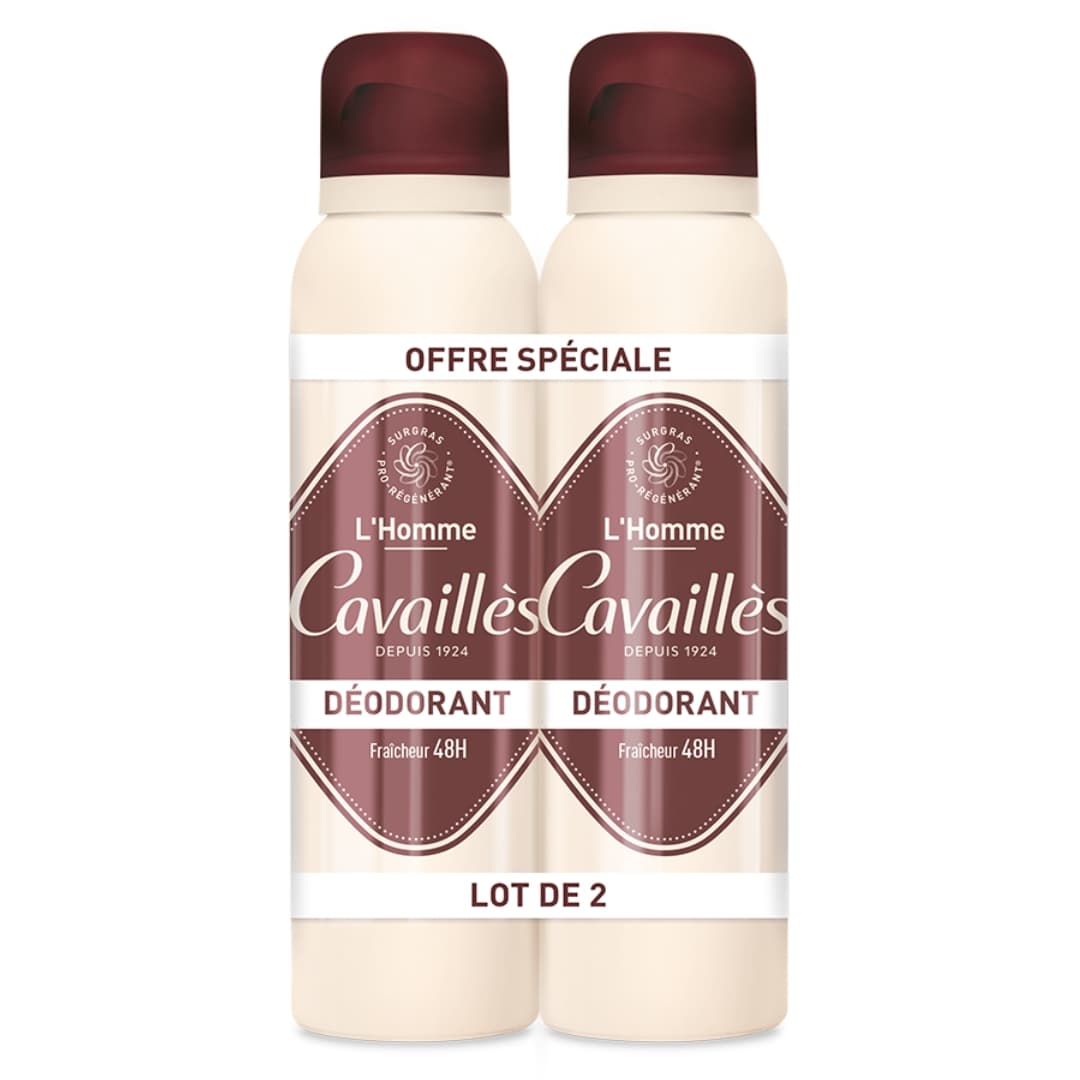Roge Cavailles Deodorant Dermato Homme Spray 150ML Lot de 2