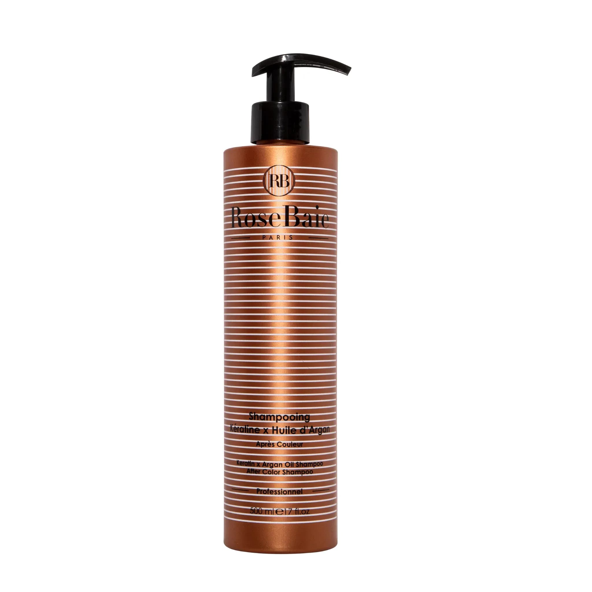 Rosebaie Shampoing Keratine et Huile Argan 500ML