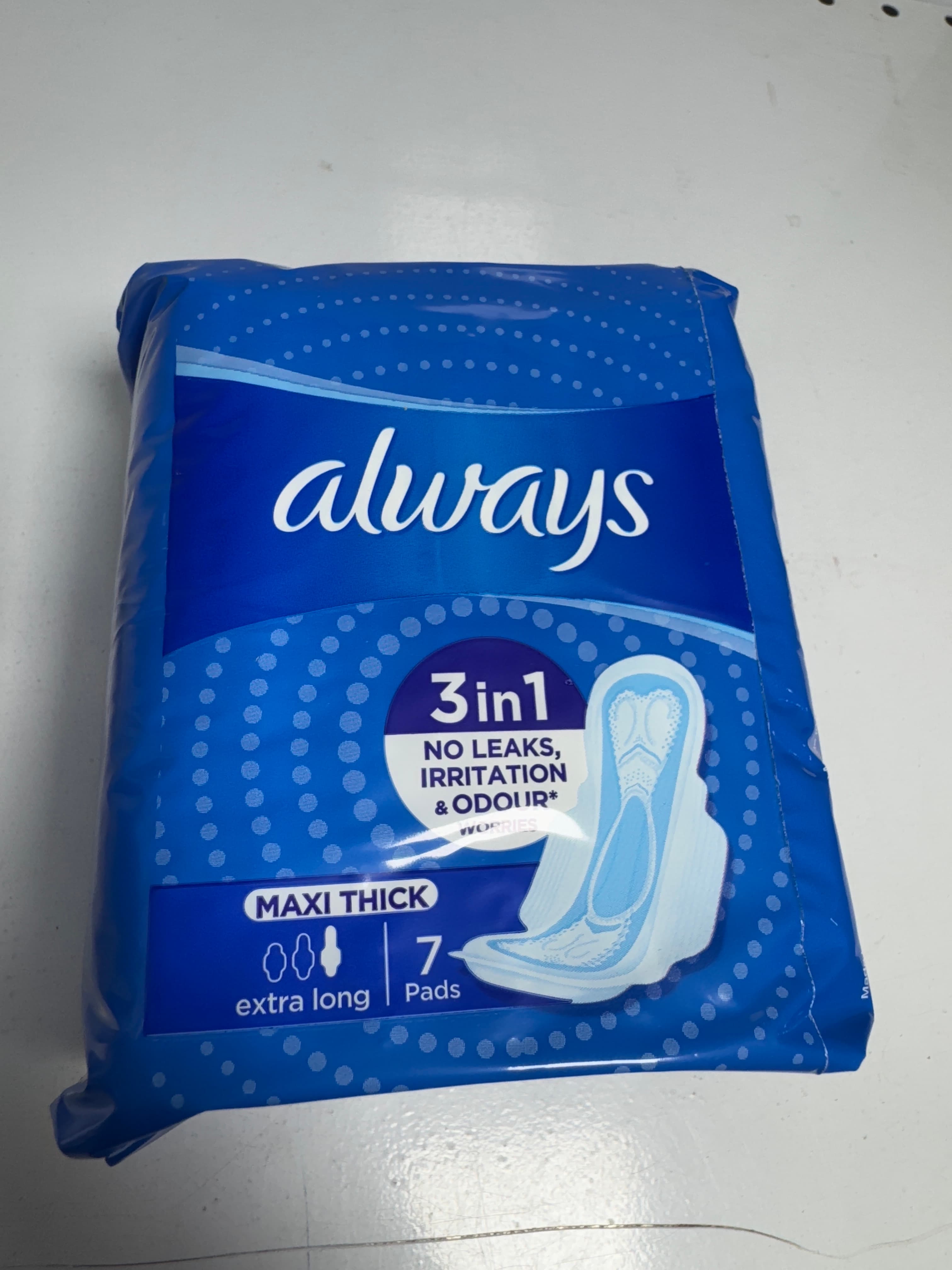 Always Maxi Extra Long BT 7 Bleu