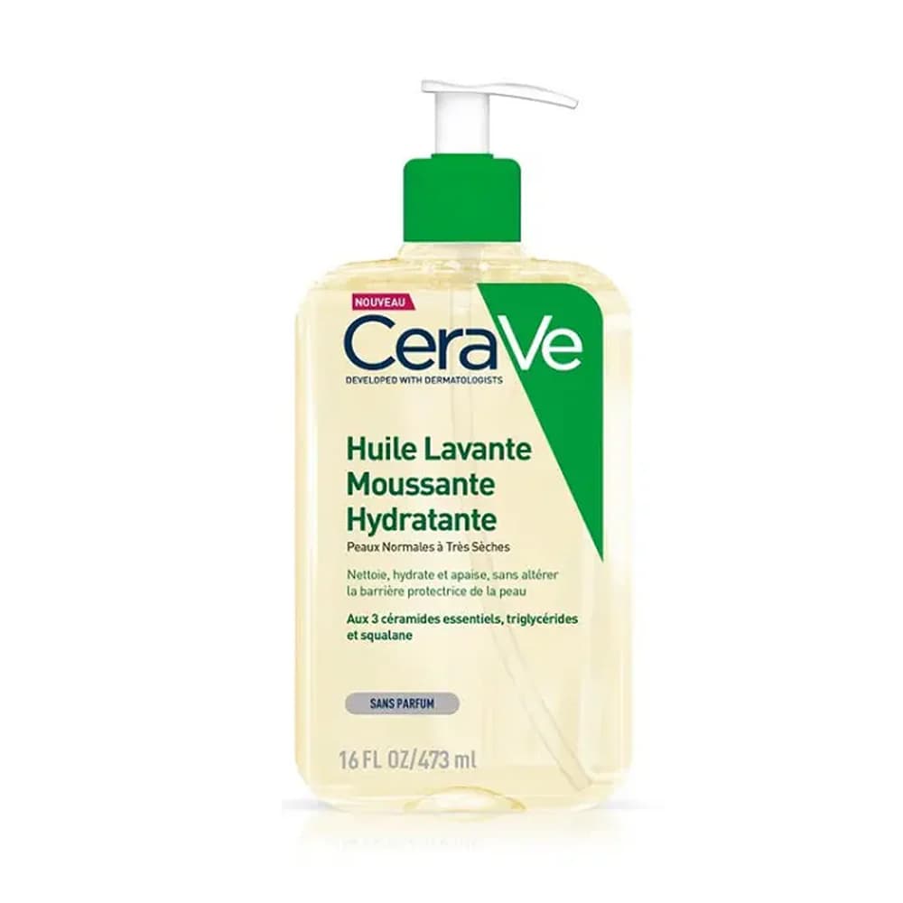 Cerave Huile Lavante Moussante Hydratante Oil Cleanser 473ML
