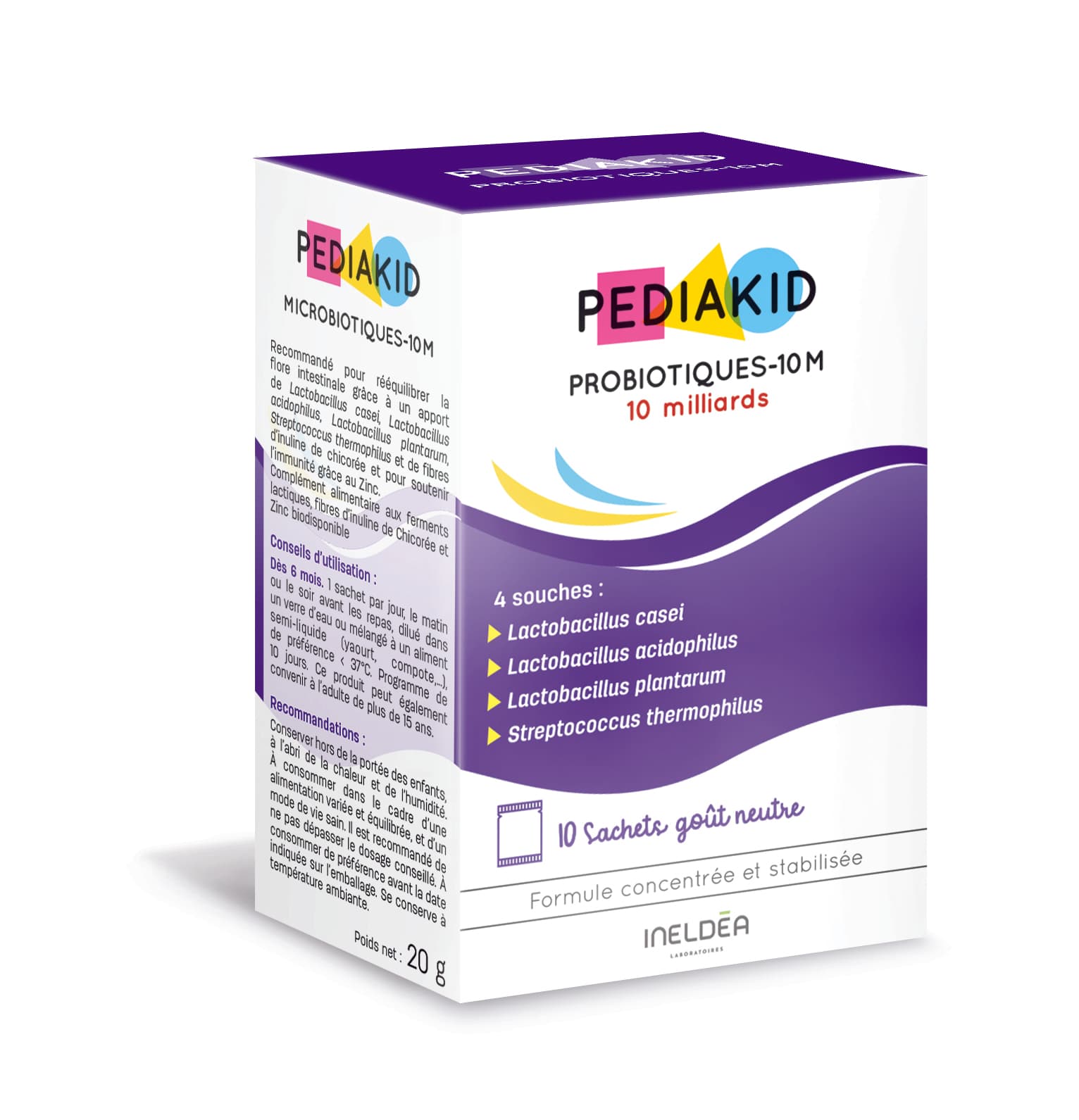 Pediakid Probiotiques 10M 10 Sachets
