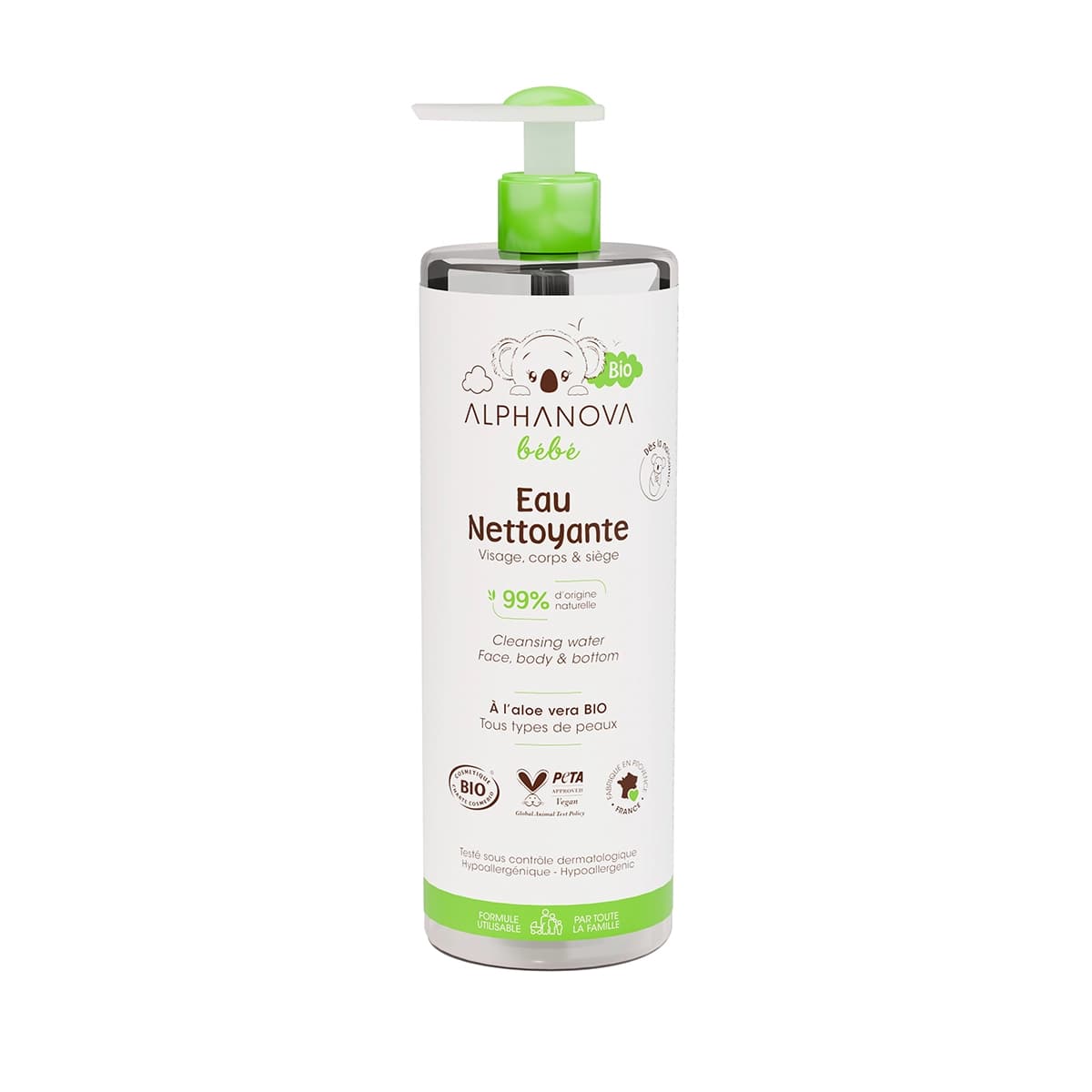 Alphanova Eau Nettoyante Bio 400ML
